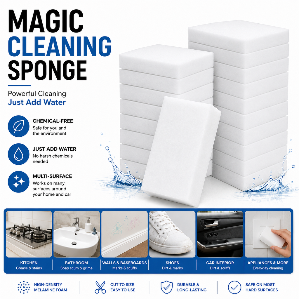 Melamine Sponges 50-Pack